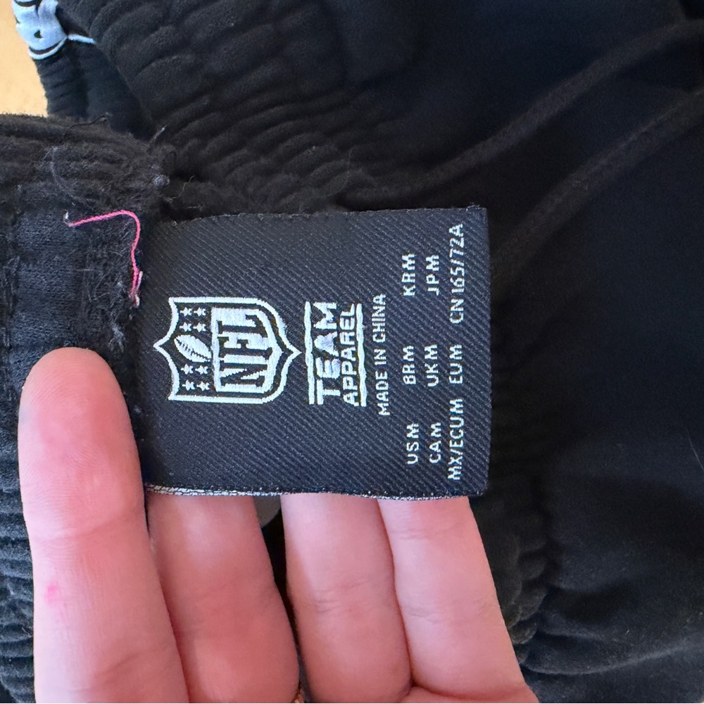 NFL Black Raiders Sweatpants Size Medium - Picture 6 of 7